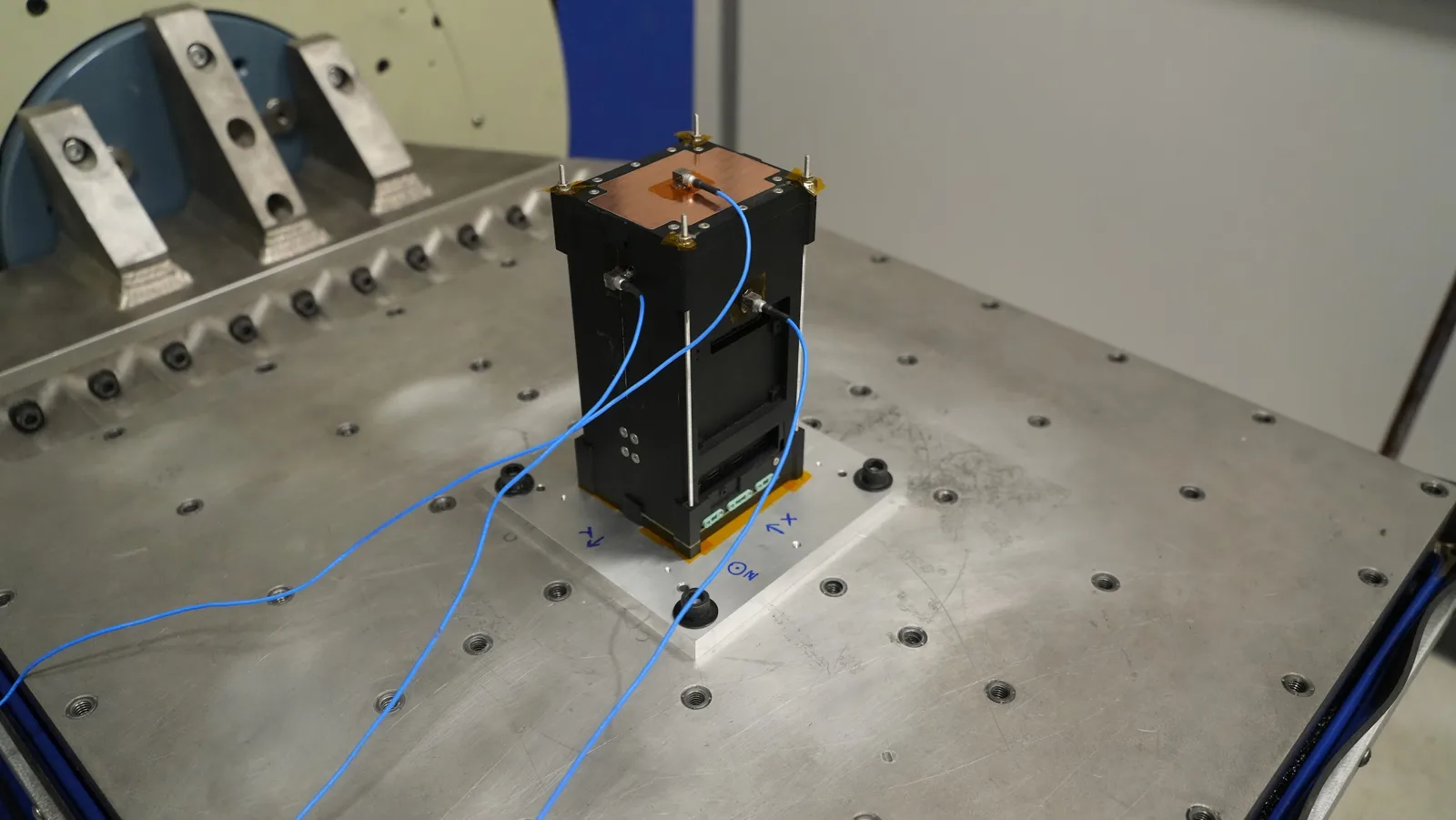 NxA-ECM with radiator under thermal-vacuum test